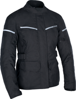 Oxford Spartan Long,  waterdichte dames textieljas,  kleur: zwart,  maat: 4XL