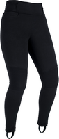 Oxford Super Moto Leggings,  stoffen broek dames,  kleur: Zwart,  maat:  Kort 36