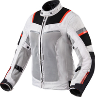 Revit Tornado 3,  textiel jas vrouwen,  kleur: zilver/zwart,  maat: 38