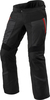 Revit Tornado 4 H2O,  stoffen broek waterdicht,  kleur: Zwart/Grijs/Rood,  maat: Lang XL