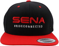 Sena Snapback,  dop,  kleur: Zwart/Rood,  maat: Een maat