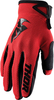 Thor Sector,  handschoenen kinderen,  kleur: rood/zwart,  maat: XXS