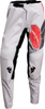 Thor Sector Urth S22,  textielbroek vrouwen,  kleur: Lichtgrijs/Zwart/Neon-Rood,  maat: 9/10
