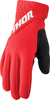 Thor Spectrum Cold S23,  handschoenen,  kleur: Rood/Wit/Zwart,  maat: S