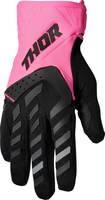 Thor Spectrum,  handschoenen vrouwen,  kleur: Neon-Pink/Zwart/Grijs,  maat: L