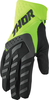 Thor Spectrum S22,  handschoenen kinderen,  kleur: Zwart/Neon-Groen,  maat: L