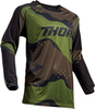 Thor Terrain Camo,  jersey,  kleur: groen/bruin/zwart,  maat: S