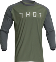Thor Terrain,  jersey,  kleur: Donkergroen/Donkergrijs,  maat: 3XL