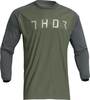 Thor Terrain,  jersey,  kleur: donkergroen/donkergrijs,  maat: XL