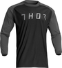 Thor Terrain,  jersey,  kleur: zwart/donkergrijs,  maat: L