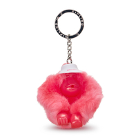 Kipling Aapje/sleutelhanger Barbie Monkey Lively Pink Roze Klein Vrouw 72% Acrylic,  28% Polyester