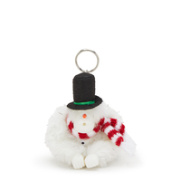 Kipling Aapje/sleutelhanger Snowman Monkey Snowman White Wit Klein Vrouw 72% Acrylic,  28% Polyester