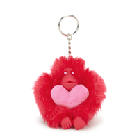 Kipling Aapje/sleutelhanger Valentine Monkey Red Valentine Monkey Rood Klein Vrouw 72% Acrylic,  28% Polyester