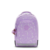 Kipling Backpack Class Room Galaxy Metallic Paars Groot Vrouw 100% Polyamide