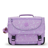 Kipling Backpack Preppy Galaxy Metallic Paars Medium Vrouw 100% Polyamide