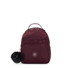 Kipling Backpacks Adam S Merlot Sateen Mauve Femme 100% Recycled Polyester