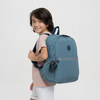 Kipling Backpacks Emery Baltic Aqua Blauw Medium Vrouw 100% Polyester
