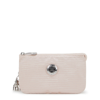 Kipling Beutel Creativity L Pink Pearl Jacquard Rosa Groß Herren 100% Polyester