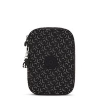 Kipling Buideltasje 100 Pens Reflective Tile Zwart Groot Vrouw 100% Polyamide