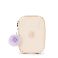 Kipling Buideltasje 100 Pens Tender Blossom Oranje Groot Vrouw 96% Polyester,  4% Lurex