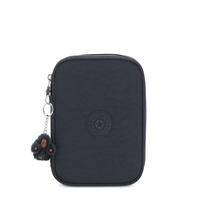 Kipling Buideltasje 100 Pens True Blue Tonal Blauw Groot Vrouw 100% Polyamide