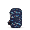Kipling Buideltasje 50 Pens Fun Ocean Prt Blauw Medium Vrouw 100% Recycled Polyester