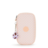 Kipling Buideltasje 50 Pens Girly Tile Prt Roze Medium Vrouw 100% Recycled Polyester