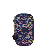 Kipling Buideltasje 50 Pens Palm Fiesta Prt Blauw Medium Vrouw 100% Recycled Polyester