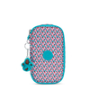 Kipling Buideltasje 50 Pens Poppy Geo Prints Medium Vrouw 100% Recycled Polyester