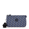 Kipling Buideltasje Creativity L 3d K Blue Prints Groot Vrouw 100% Recycled Polyester