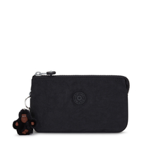Kipling Buideltasje Creativity L Black Tonal Zwart Groot Vrouw 100% Polyamide