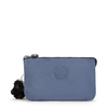 Kipling Buideltasje Creativity L Blue Lover Blauw Groot Vrouw 56% Recycled Polyamide,  44% Polyamide