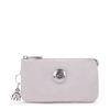 Kipling Buideltasje Creativity L Gleam Silver Zilver Groot Vrouw 72% Polyamide,  28% Recycled Polyamide