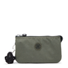 Kipling Buideltasje Creativity L Green Moss Groen Groot Vrouw 100% Polyamide