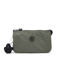 Kipling Buideltasje Creativity L Green Moss Groen Groot Vrouw 100% Polyamide