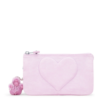 Kipling Buideltasje Creativity L Heart Puff Roze Groot Vrouw 56% Recycled Polyamide,  44% Polyamide