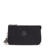 Kipling Buideltasje Creativity L Rich Black Zwart Groot Vrouw 100% Polyamide