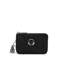Kipling Buideltasje Creativity S Black Sign Jacquard Zwart Klein Vrouw 100% Polyester