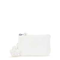Kipling Buideltasje Creativity S Pure Alabaster Wit Klein Vrouw 60% Polyamide,  40% Recycled Polyamide
