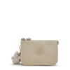 Kipling Buideltasje Creativity S Signature Beige Embossed Prints Klein Vrouw 60% Polyamide,  40% Recycled Polyamide