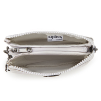 Kipling Buideltasje Creativity S Silver Night Zilver Klein Vrouw 72% Polyamide,  28% Recycled Polyamide