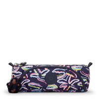 Kipling Buideltasje Cute Palm Fiesta Prt Blauw Medium Vrouw 100% Recycled Polyester