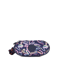 Kipling Buideltasje Duobox Palm Fiesta Prt Blauw Medium Vrouw 100% Recycled Polyester