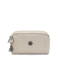 Kipling Buideltasje Gleam Signature Beige Prints Medium Vrouw 51% Polyamide,  49% Polyester