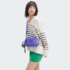 Kipling Crossbody Bags Milda Glossy Lilac Paars Klein Vrouw 70% Polyamide,  30% Polyurethane
