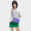 Kipling Crossbody Bags Riri Glossy Lilac Paars Klein Vrouw 70% Polyamide,  30% Polyurethane