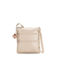 Kipling Crossbody Keiko Starry Gold Metallic Doré Petit Femme 100% Polyamide