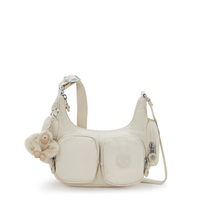Kipling Crossbody Rikka Mini Hideaway Beige Klein Herren 56% Recycled Polyamide,  44% Polyamide
