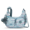 Kipling Crossbody Rikka Mini Palmtree Leaves Drucke Klein Herren 100% Recycled Polyester