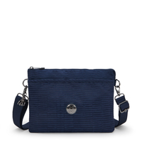 Kipling Crossbody Riri L Night Ocean Jacquard Blau Mittel Herren 100% Polyester
